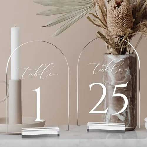 Clear Table Numbers (1-25)
