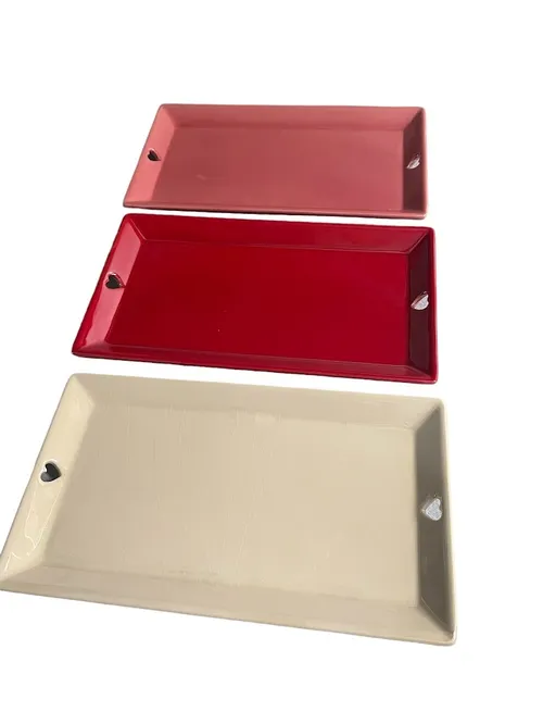 Heart Platters- Set of 3