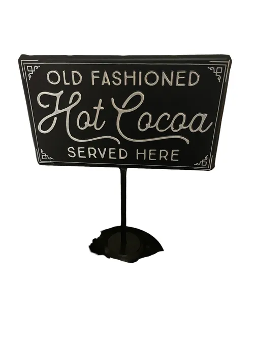 Hot Chocolate Old Fashion Sign