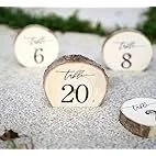 Wooden Table Numbers 1-20