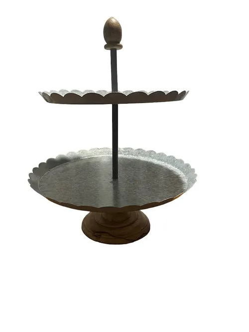 Galvanized Two Tier Tray