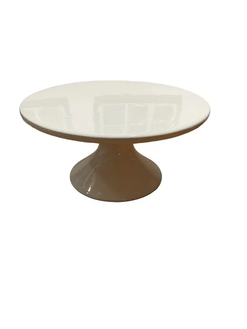 White Cake Stand- Medium plain
