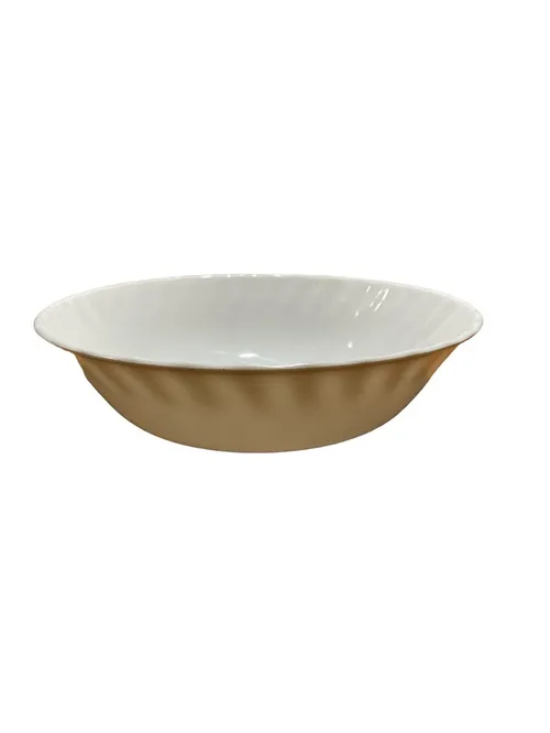 White Family Style Serving Bowl- Plastic
