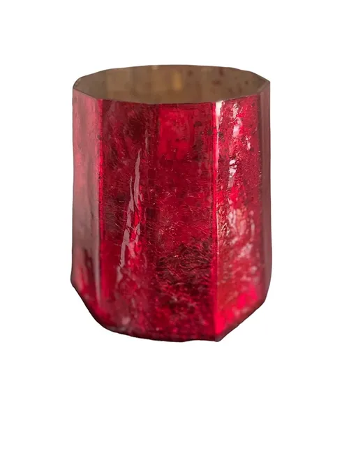 Red Mercury Candle Holder