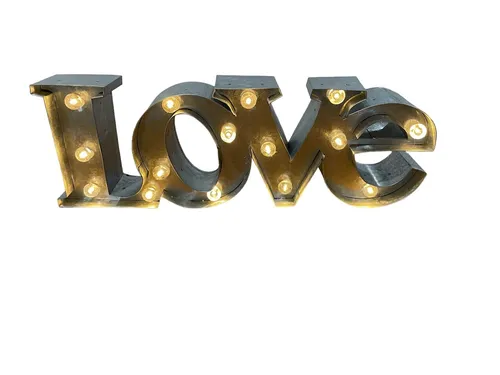 Letters- Love Lighted