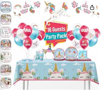 Unicorn Party Decor Box