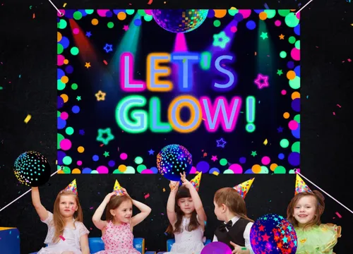 Glow Party Backdrop