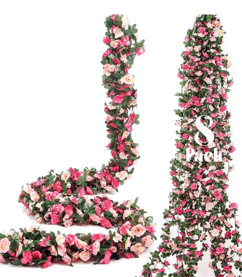 Miraclily Pink Flower Garland