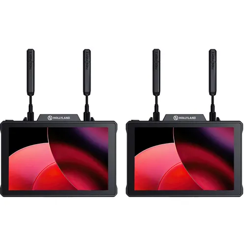 Pair of Hollyland Pyro 7 wireless transceiver monitors