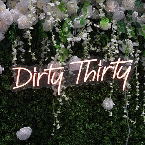 Led skilti - Dirty Thirty