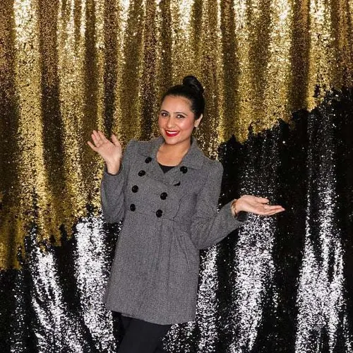 Pallíettur - litlar gull/svartar