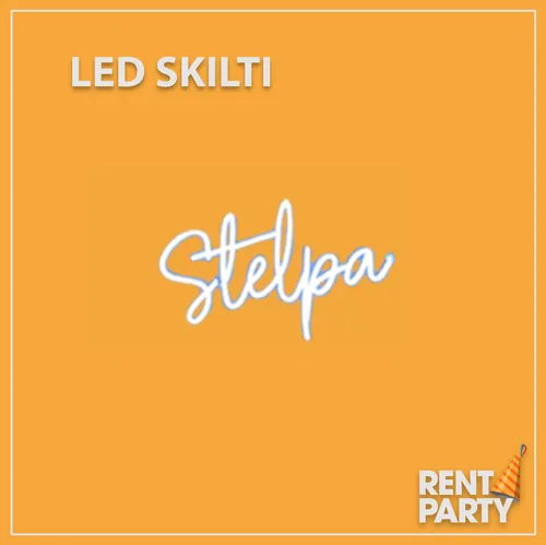 Stelpa - Led skilti