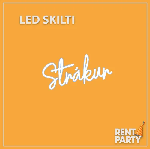 Led skilti - strákur