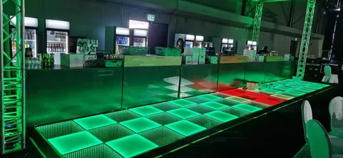 6x6m LED Dansgólf - Infinity Mirror