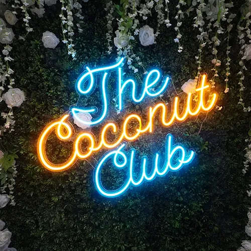 Led skilti - Coconut Club