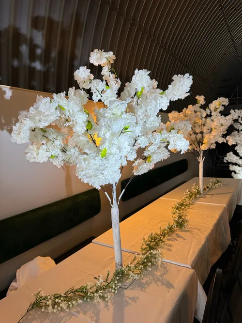 Tré á borð 1 meter-Hvítt