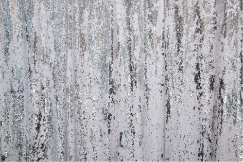 Pallíettur - litlar silfur/hvítar