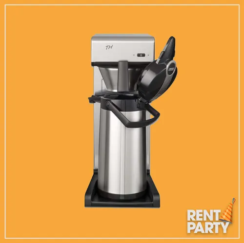 Uppáhellingarvél og kaffikanna