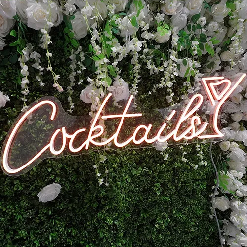 Led skilti - Cocktails