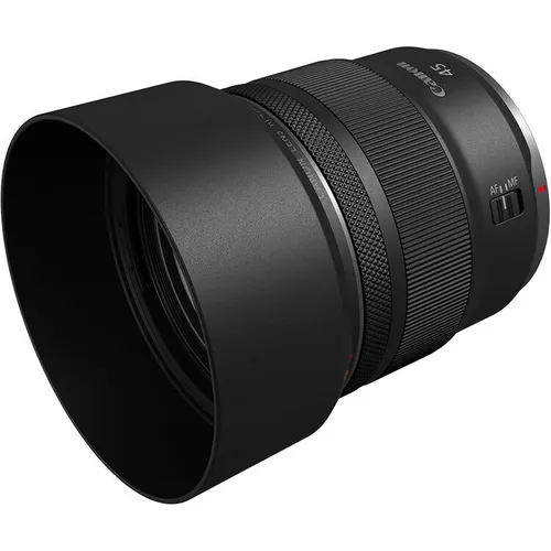 Canon RF 45mm / 1.2 STM + ES-73B Lens Hood