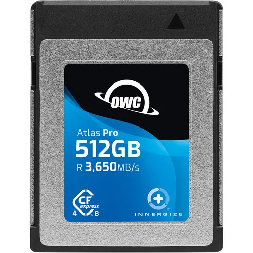 OWC Atlas PRO CFexpress® 512GB memoriakártya (3.650/3.000 MB/s)