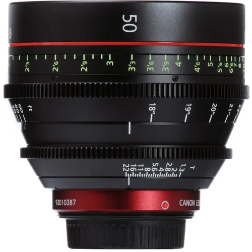 Canon CN-E 50mm / T1.3 L F Cinema Prime Lens (EF Mount)