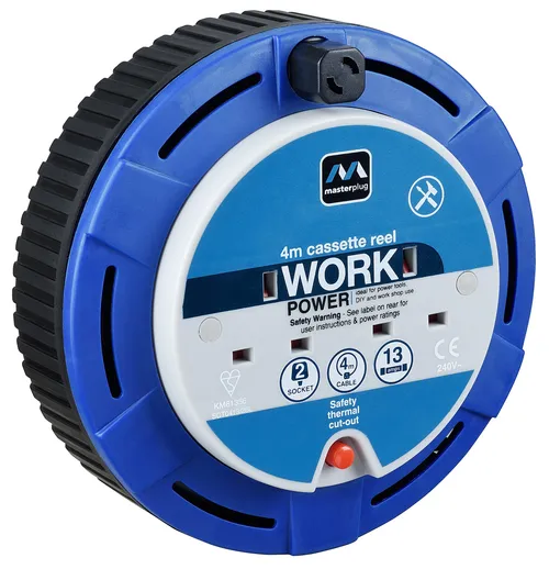 4m Extension Reel 2 gang