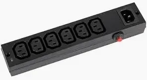 IEC 1 in / 6 out 13a Block