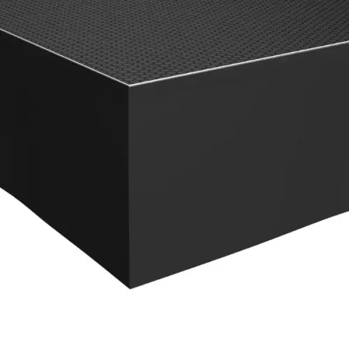 105cm x 40cm Stage Deck Polyester Straight Skirt Black