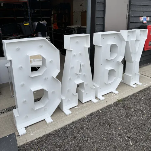 BABY Light up letters