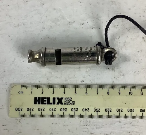 Engraved Silver Whistle