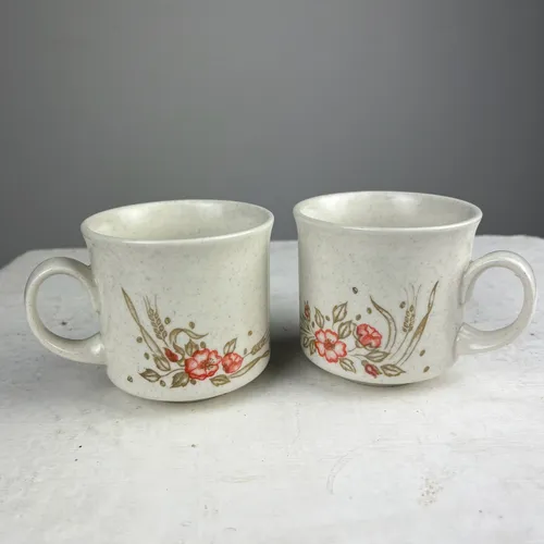 Pair of Stoneware Mugs