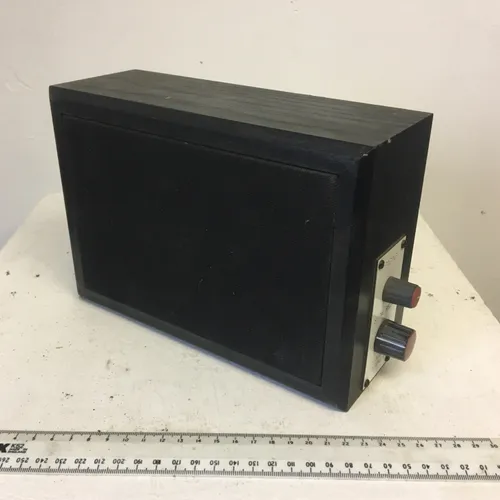 Black period wall mounted intercom speaker