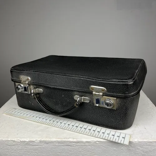 Black Leather Suitcase