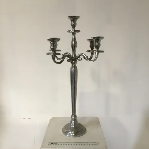 Silver 4 branch Candelabra