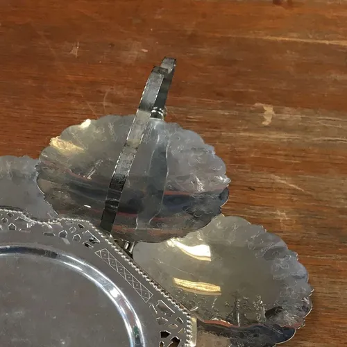 Silver cake stand 3