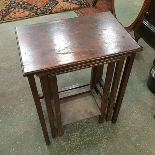 Set of 3 Nested Wood Tables