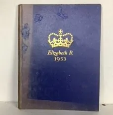 Elizabeth R 1953 Blue Royal Book