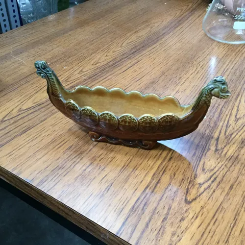 Period Wade Ceramic Viking Longboat Ornament