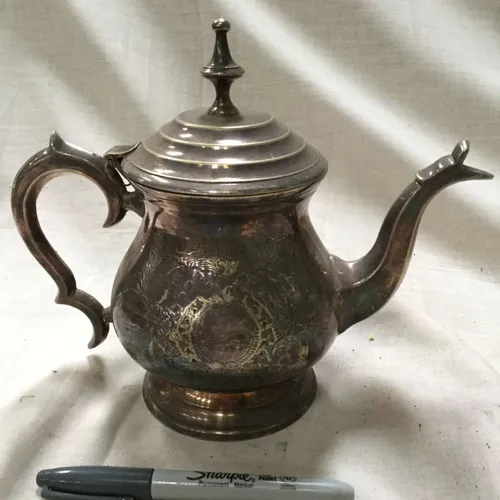 Metal teapot 014