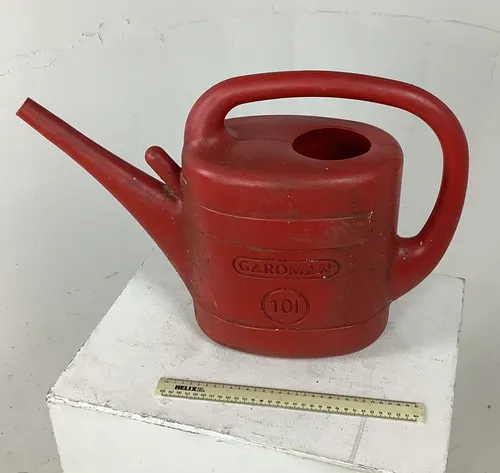 Red Plastic Gardman 10L Watering Can