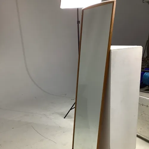 Rectangular Wood Frame Wall Mirror