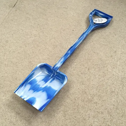 Blue and White Plastic Spade
