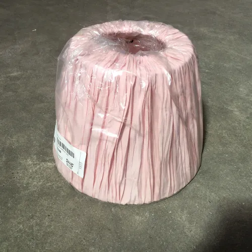 Pink Pleated Lampshade