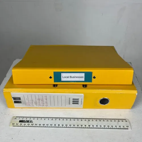Yellow Ring Binder