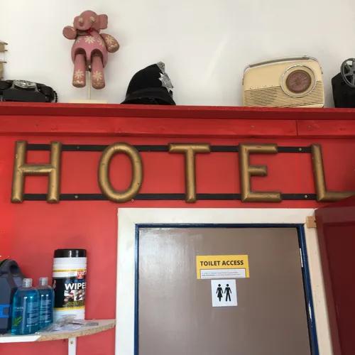 Period Gold Hotel Sign