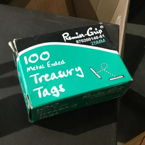 Treasury Tags Box