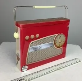Red Radio Box Tin