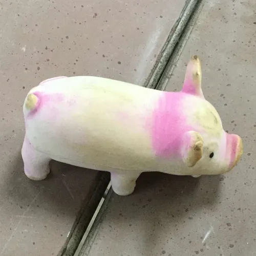 Pig dog toy