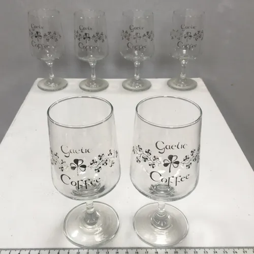 Set of 6 Gaelic Coffee glass